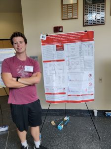 Peter Badciong poster session picture