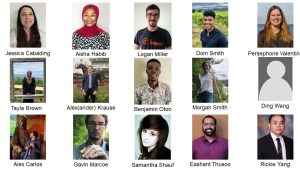 individual student pictures in rows